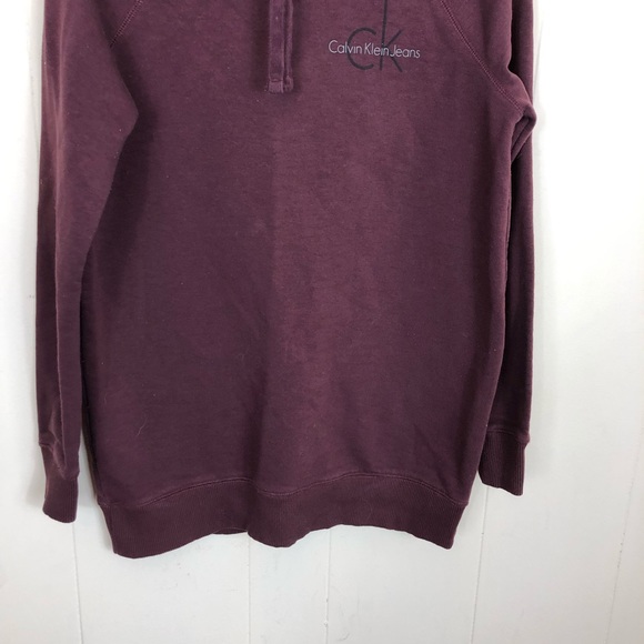 Calvin Klein Cowl Neck Hoodie Sweater Sz S - Picture 2 of 5